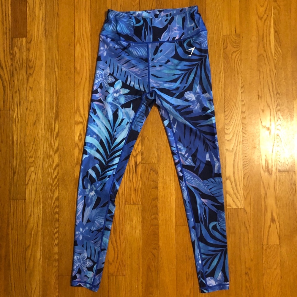 Gymshark Highwaisted Patterned Athletic Leggings